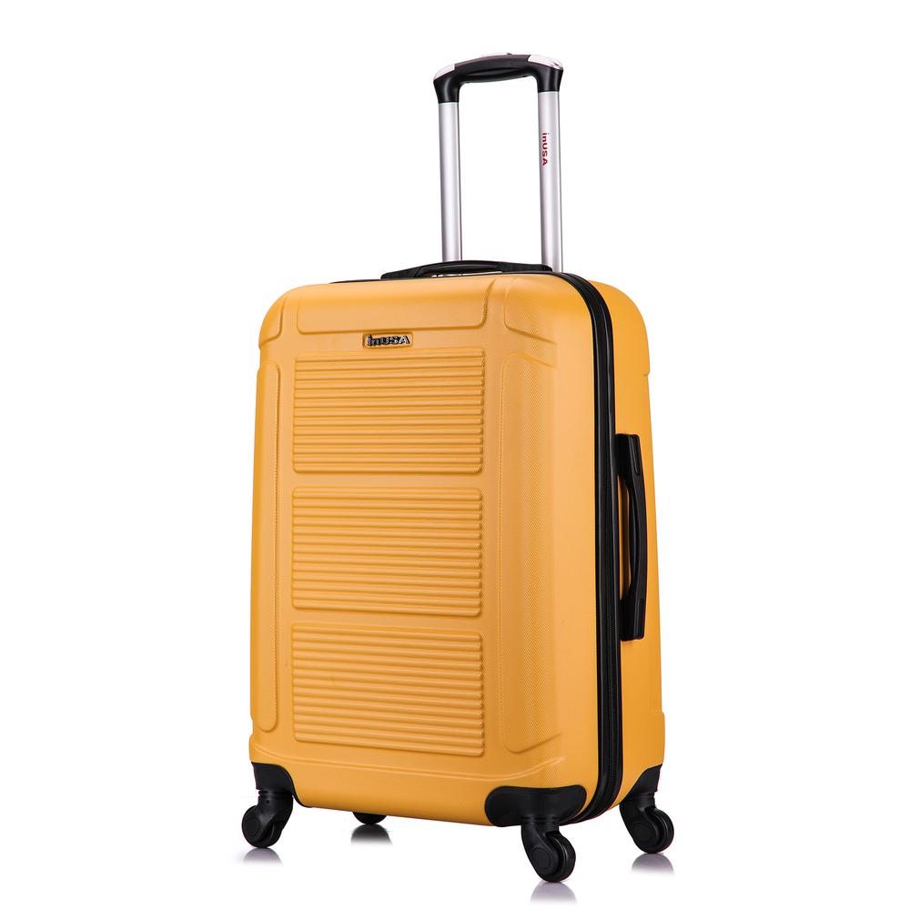 InUSA Pilot lightweight hardside spinner 24'' Mustard. Picture 16