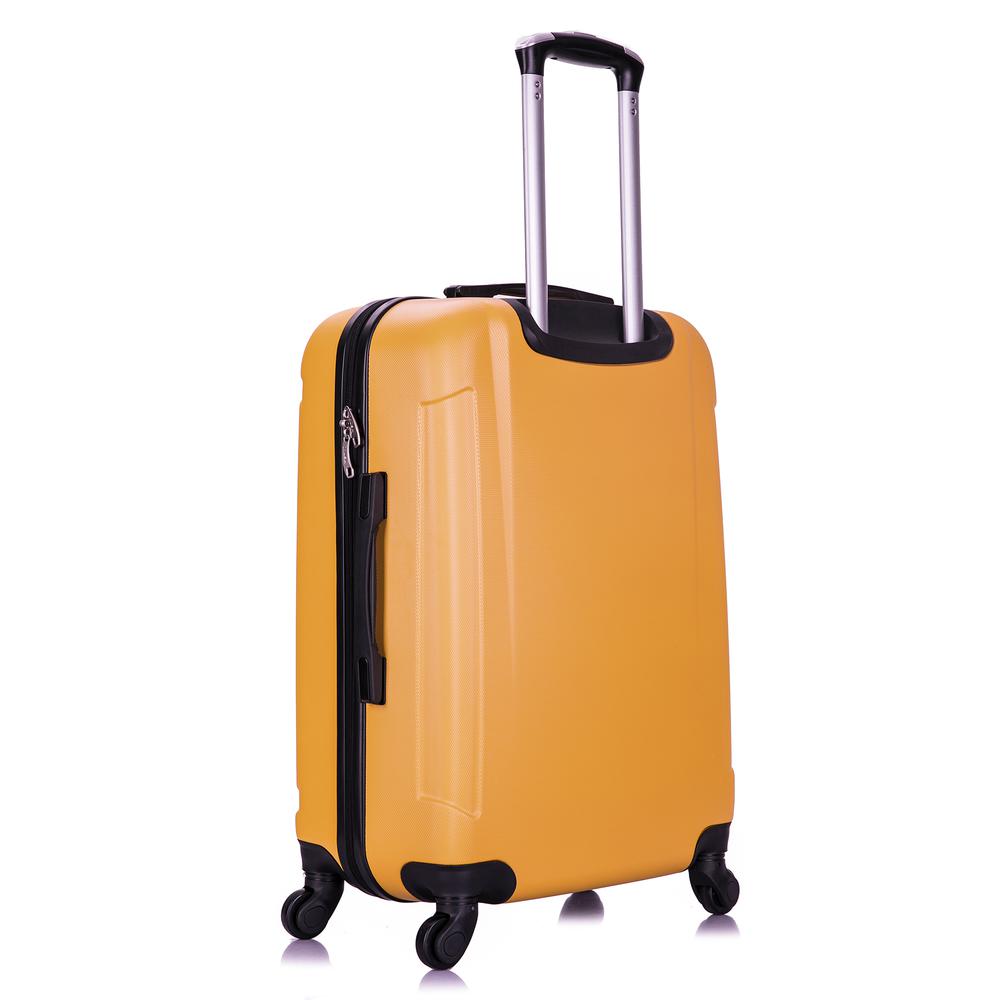 InUSA Pilot lightweight hardside spinner 24'' Mustard. Picture 14