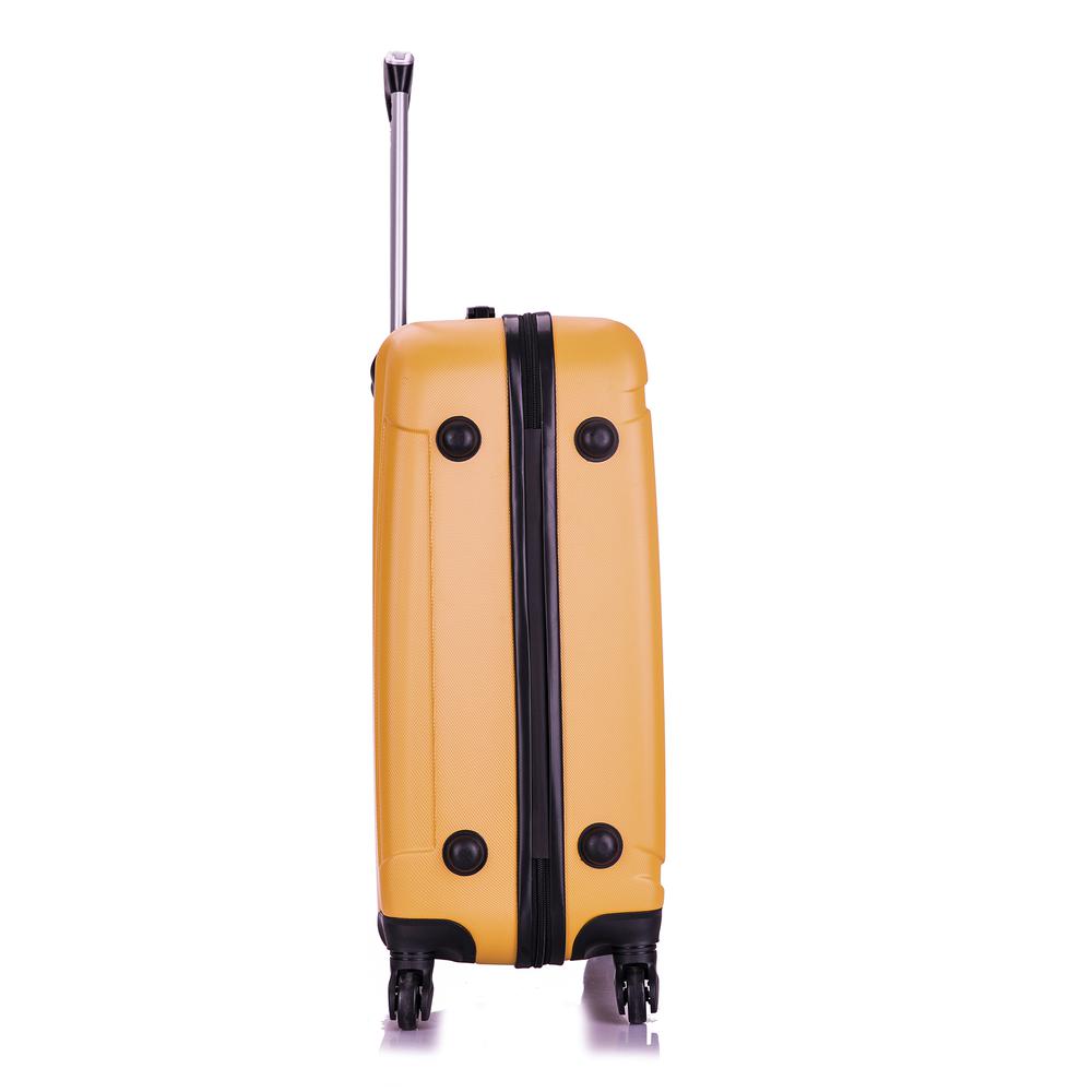 InUSA Pilot lightweight hardside spinner 24'' Mustard. Picture 17