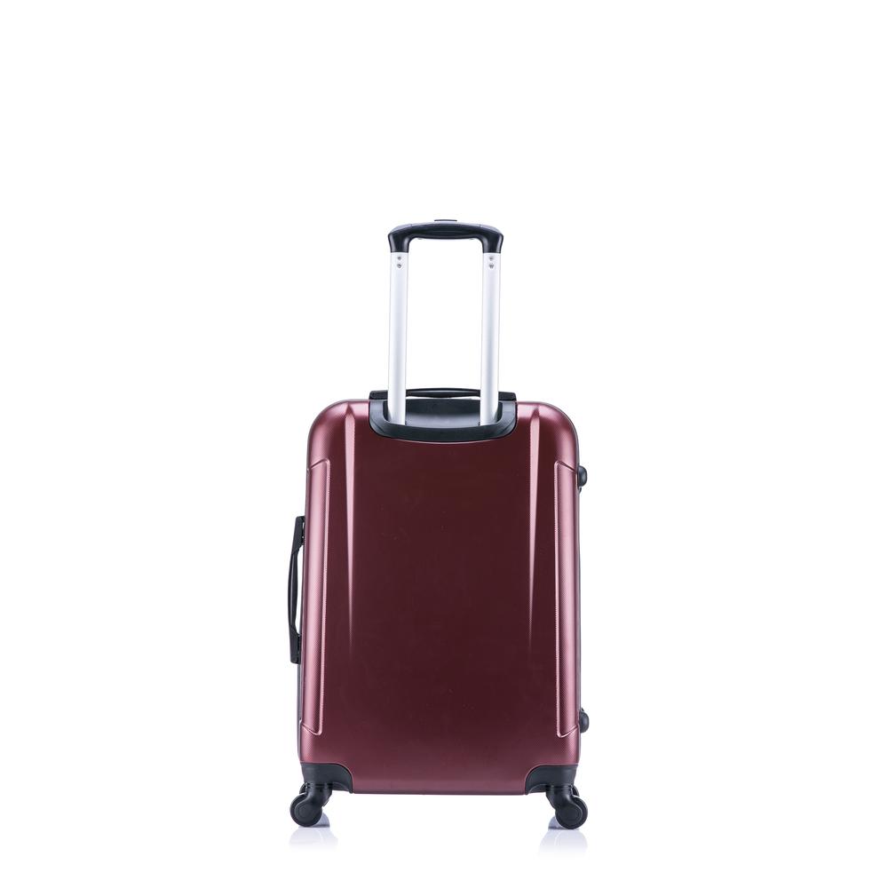 InUSA Pilot lightweight hardside spinner 24 inch Wine. Picture 3