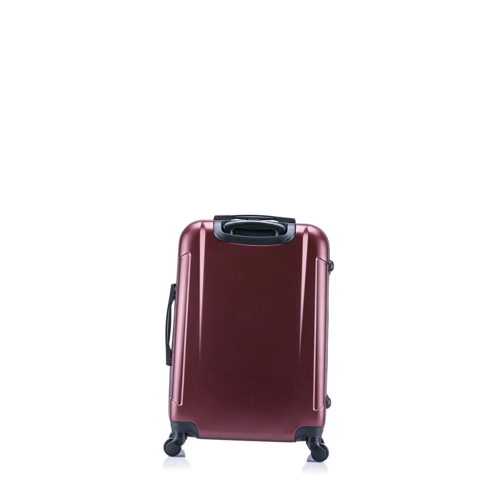 InUSA Pilot lightweight hardside spinner 24 inch Wine. Picture 4