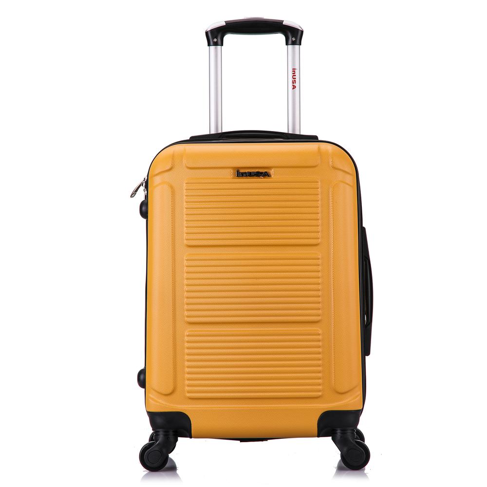InUSA Pilot lightweight hardside spinner 20'' Mustard. Picture 11