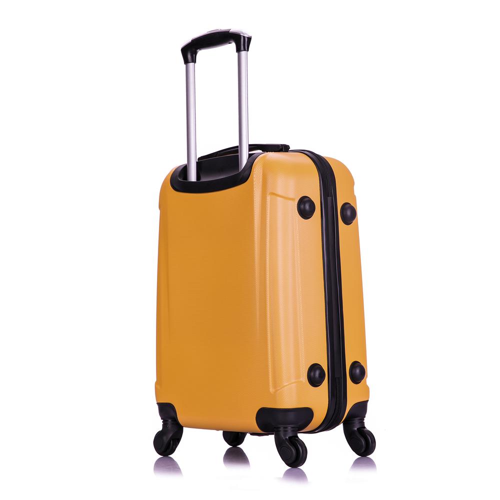 InUSA Pilot lightweight hardside spinner 20'' Mustard. Picture 14