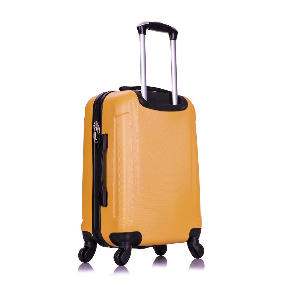 InUSA Pilot lightweight hardside spinner 20'' Mustard. Picture 13