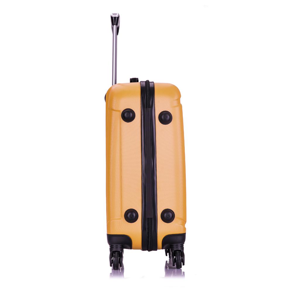 InUSA Pilot lightweight hardside spinner 20'' Mustard. Picture 17