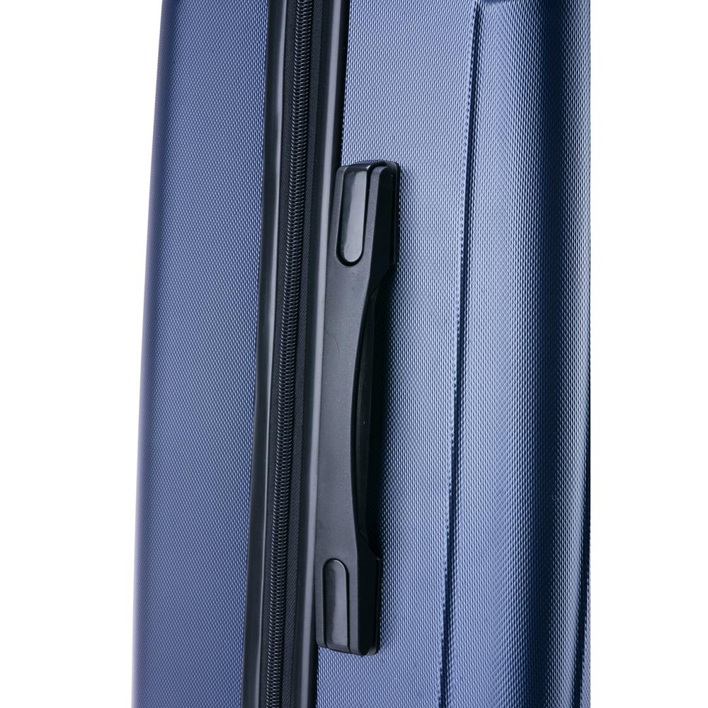 InUSA Pilot lightweight hardside spinner 20 inch Navy Blue. Picture 3
