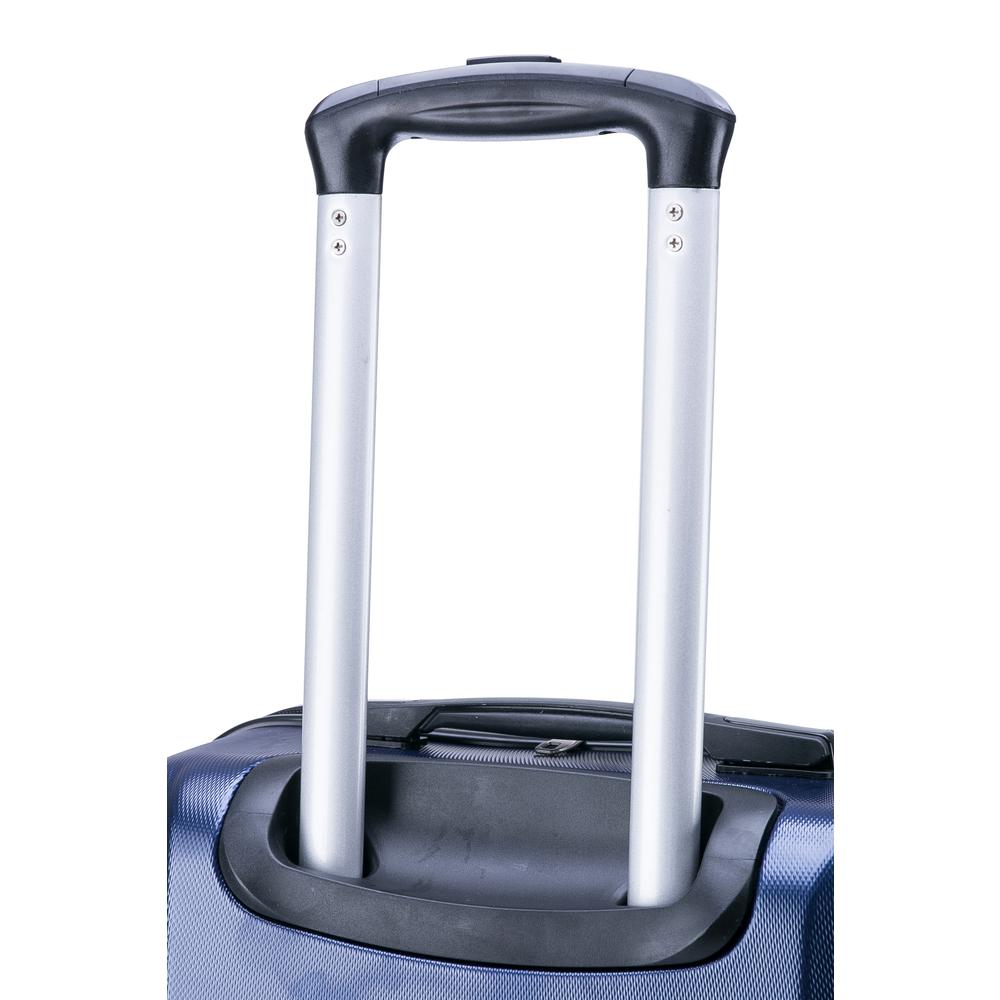 InUSA Pilot lightweight hardside spinner 20 inch Navy Blue. Picture 5