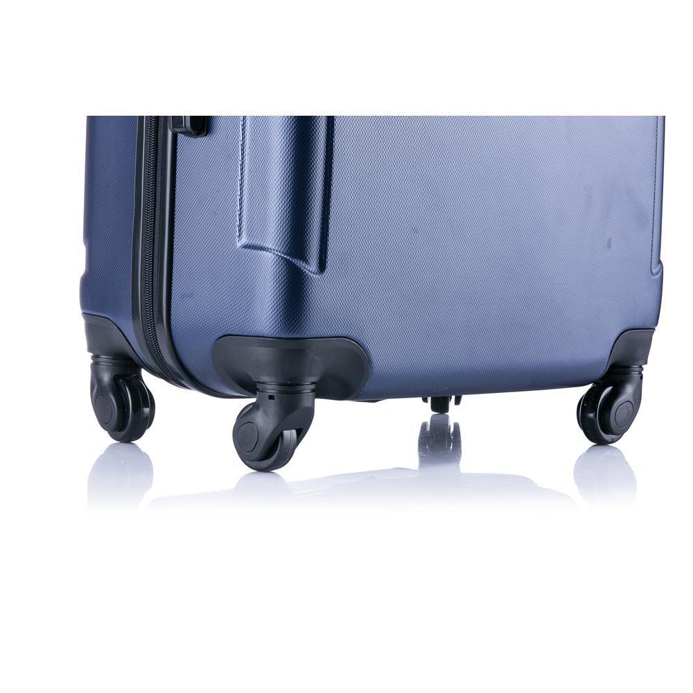 InUSA Pilot lightweight hardside spinner 20 inch Navy Blue. Picture 7