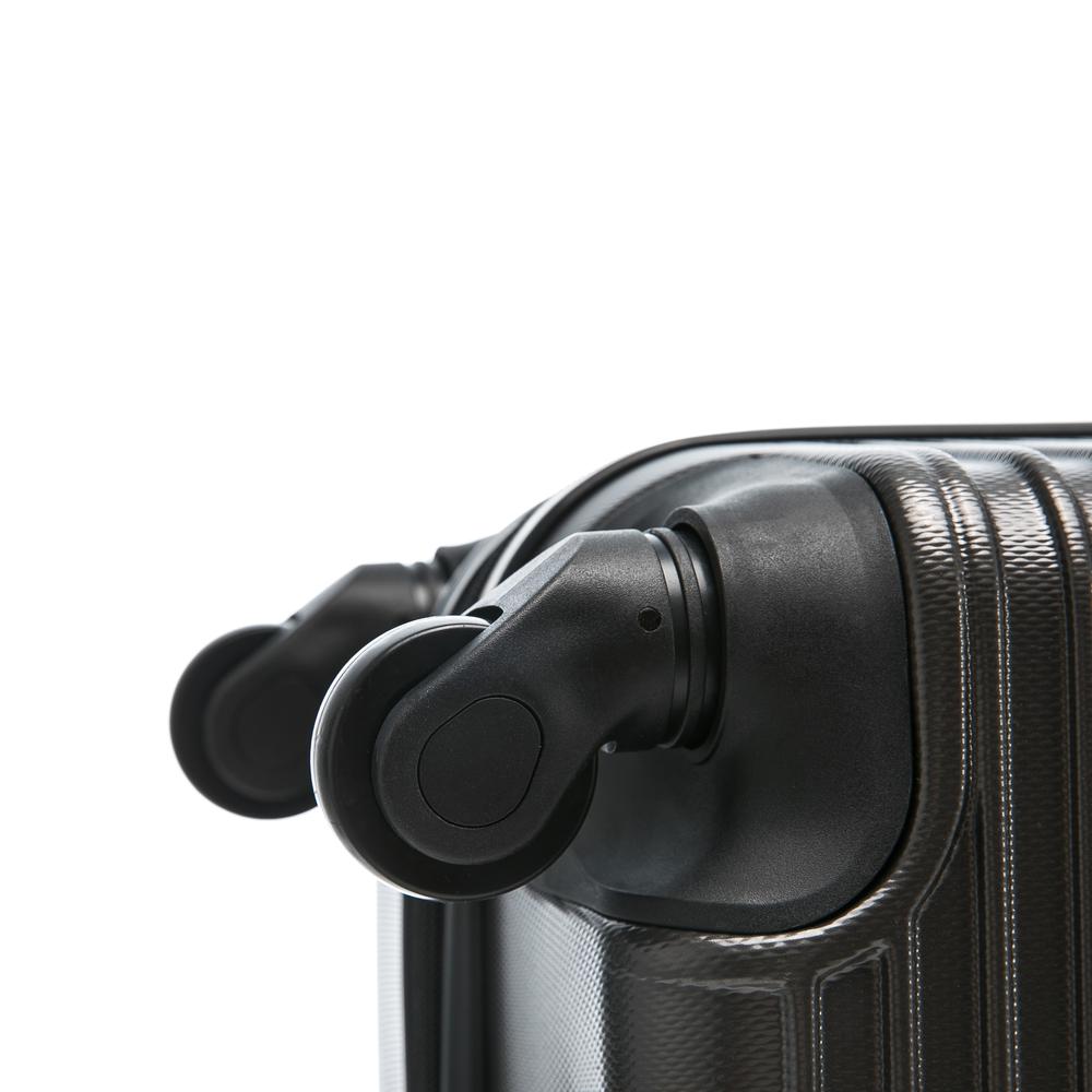 InUSA Resilience Lightweight Hardside Spinner 28 inch Charcoal. Picture 8