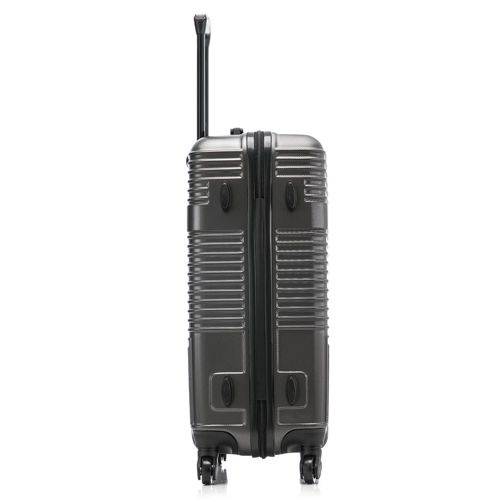 InUSA Resilience Lightweight Hardside Spinner 24 inch Charcoal. Picture 2