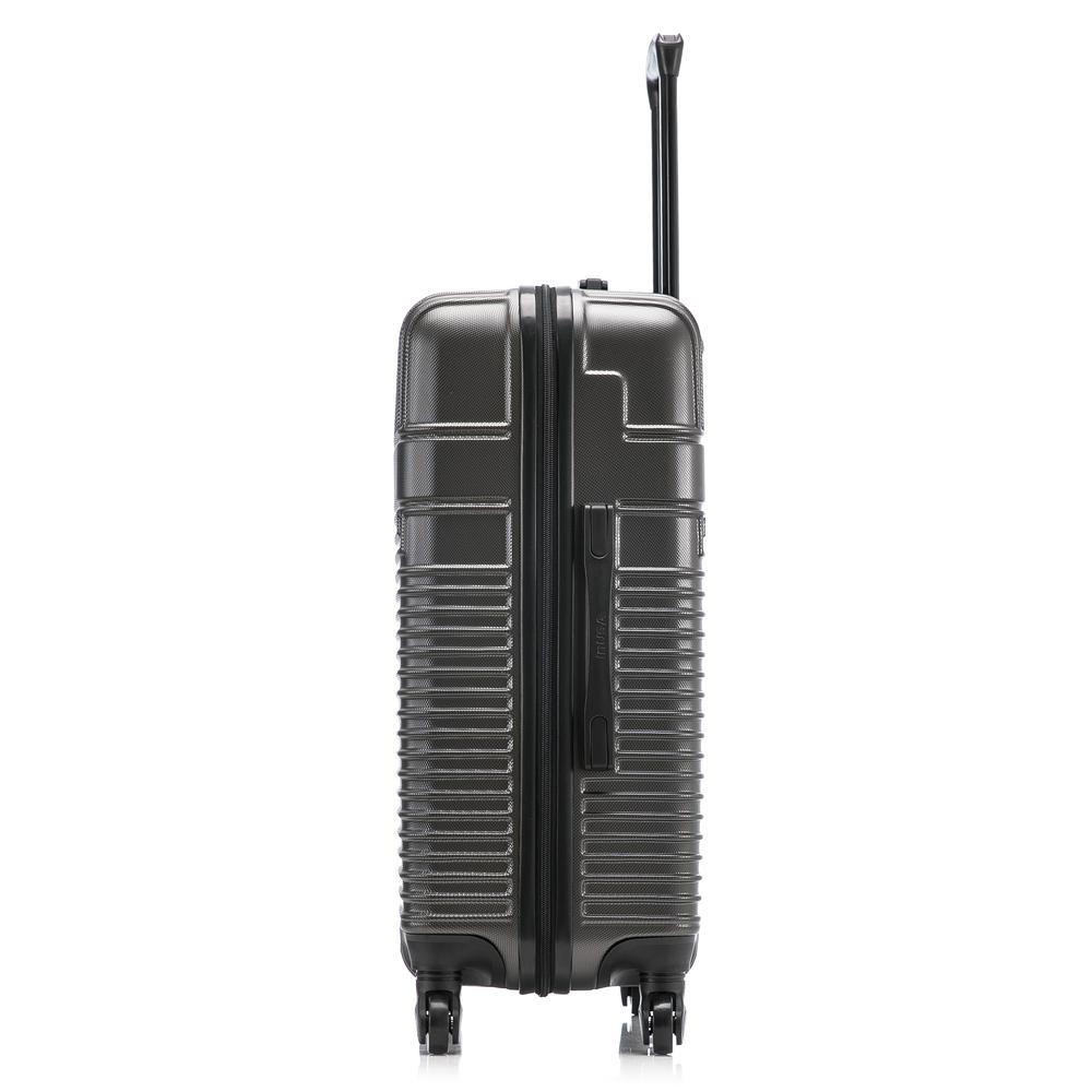 InUSA Resilience Lightweight Hardside Spinner 24 inch Charcoal. Picture 1
