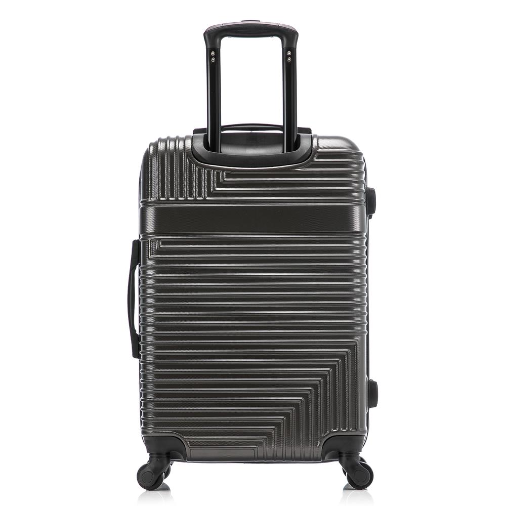 InUSA Resilience Lightweight Hardside Spinner 24 inch Charcoal. Picture 7