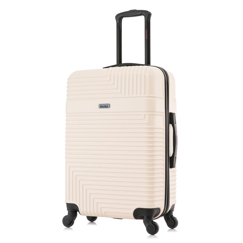 InUSA Resilience Lightweight Hardside Spinner 24 inch Sand. Picture 1