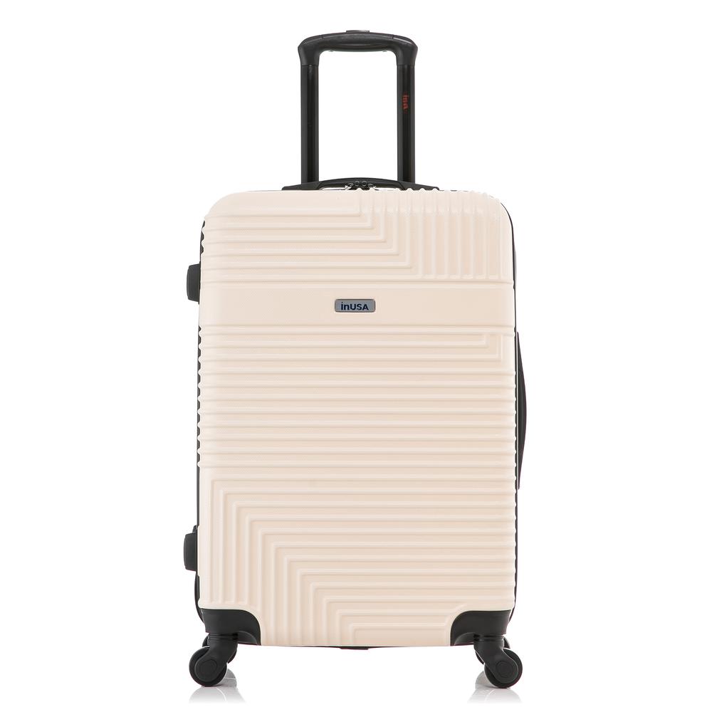 InUSA Resilience Lightweight Hardside Spinner 24 inch Sand. Picture 2