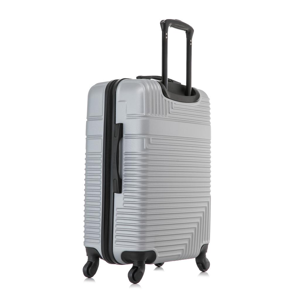 InUSA Resilience Lightweight Hardside Spinner 24 inch Silver. Picture 5