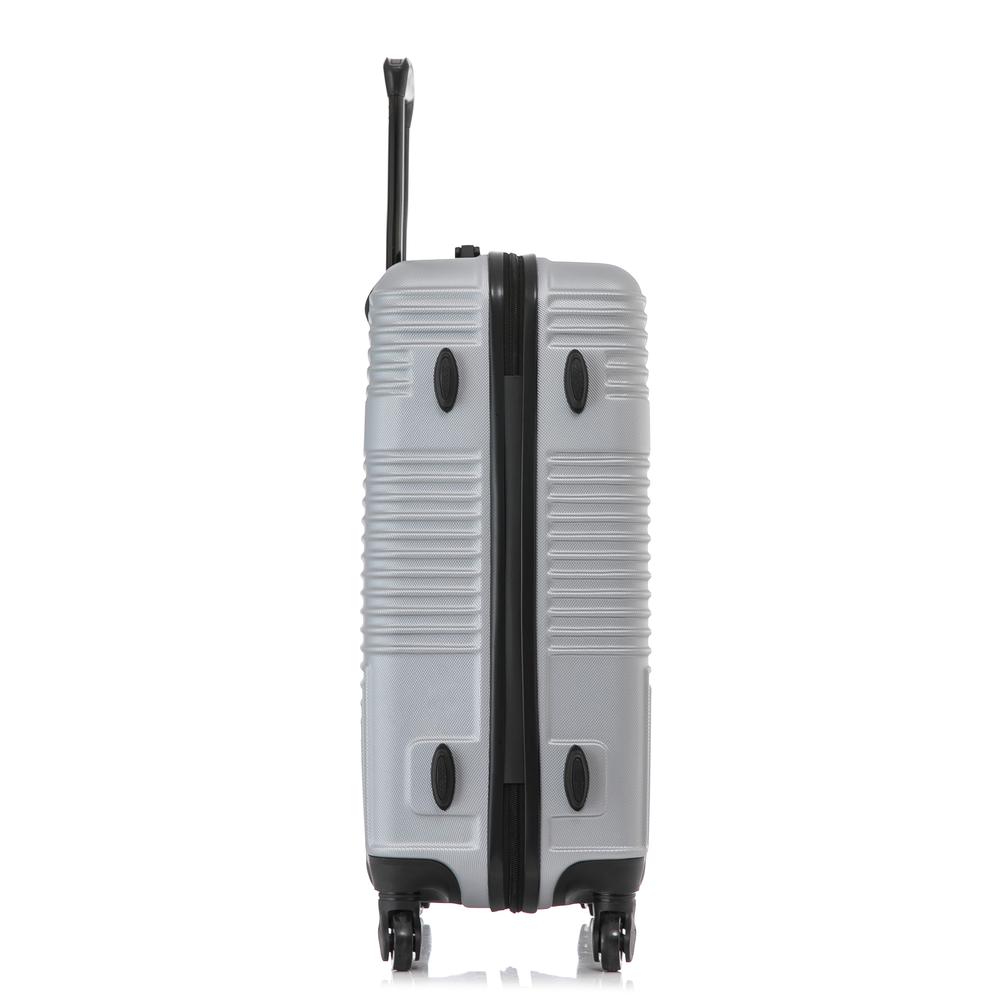 InUSA Resilience Lightweight Hardside Spinner 24 inch Silver. Picture 6