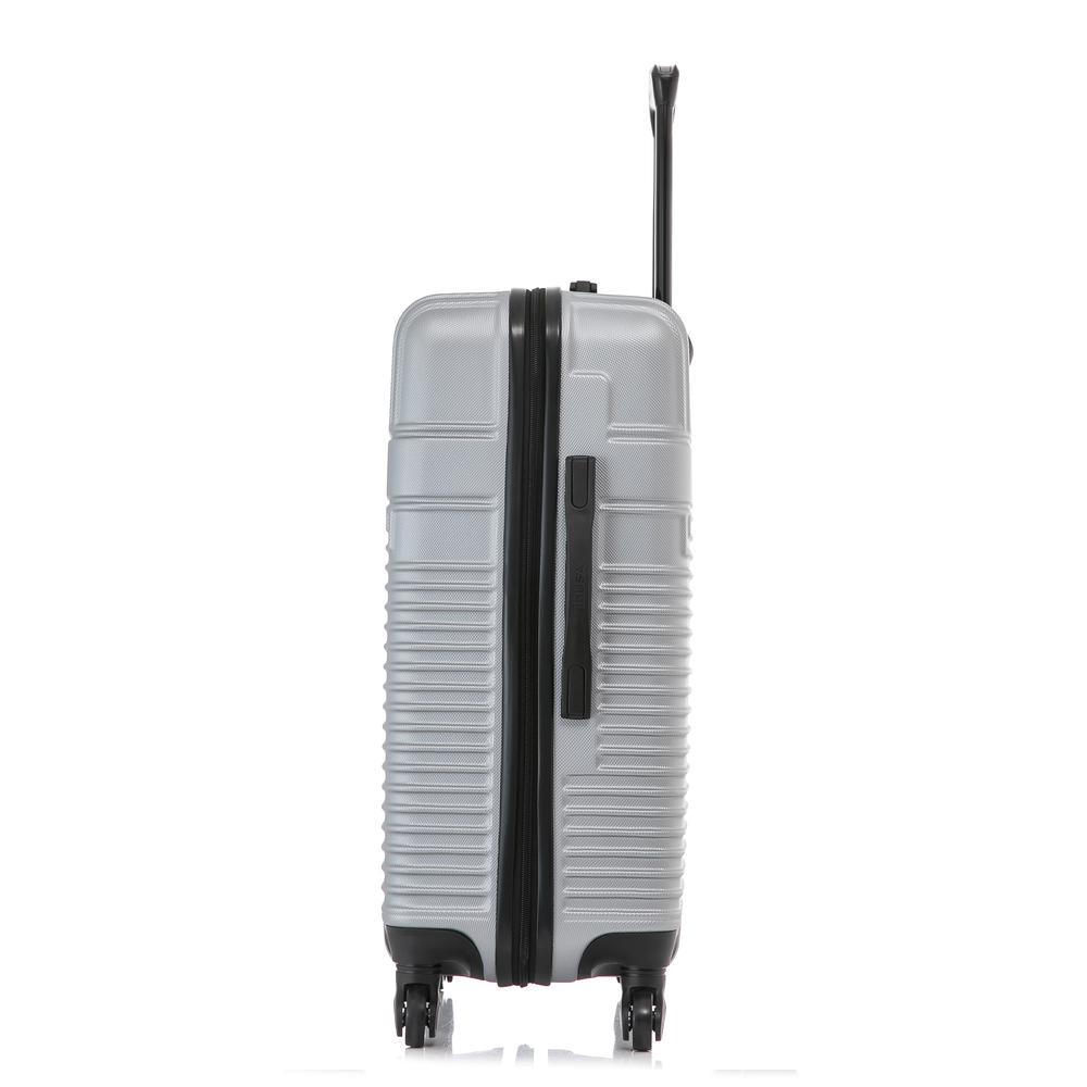 InUSA Resilience Lightweight Hardside Spinner 24 inch Silver. Picture 7
