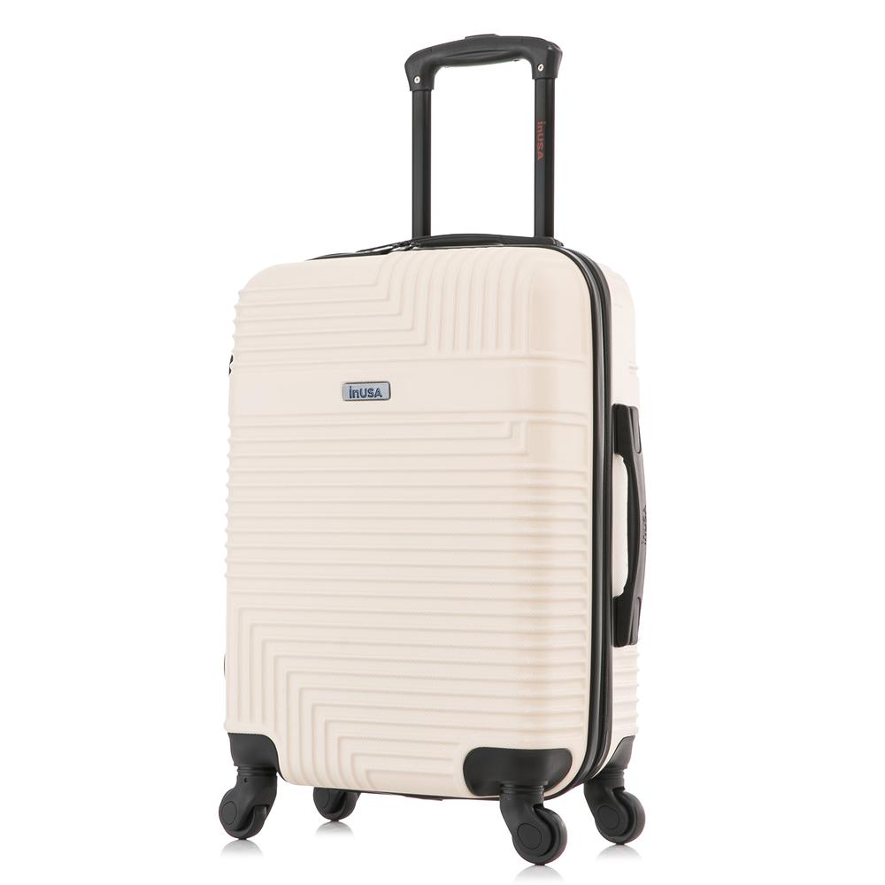 InUSA Resilience Lightweight Hardside Spinner 20 inch Sand. Picture 1