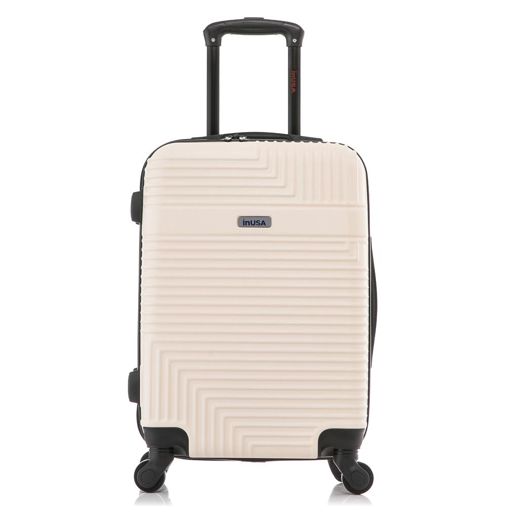 InUSA Resilience Lightweight Hardside Spinner 20 inch Sand. Picture 2