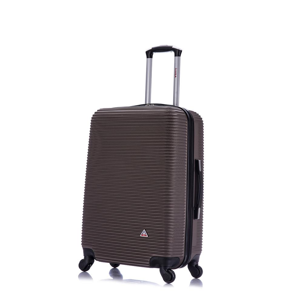 InUSA Royal lightweight hardside spinner 24 inch Brown. Picture 2