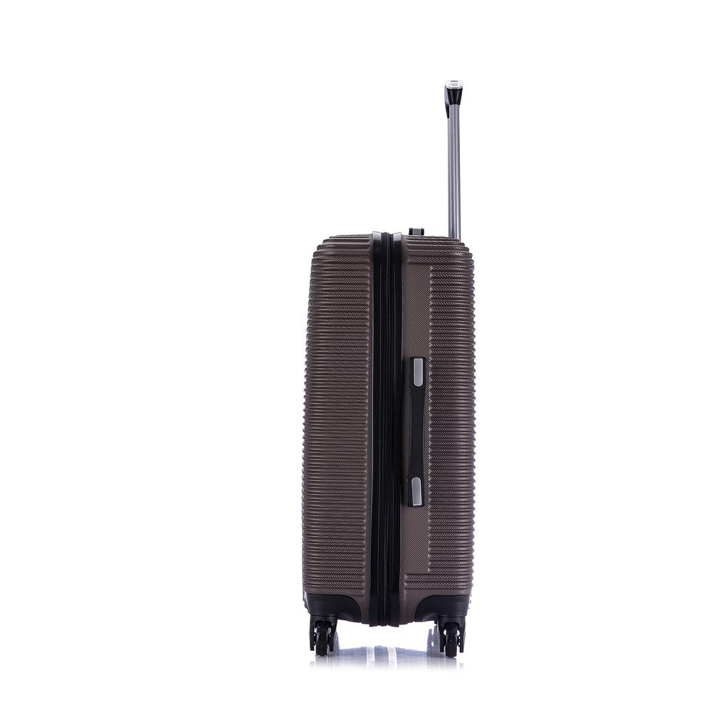 InUSA Royal lightweight hardside spinner 24 inch Brown. Picture 3