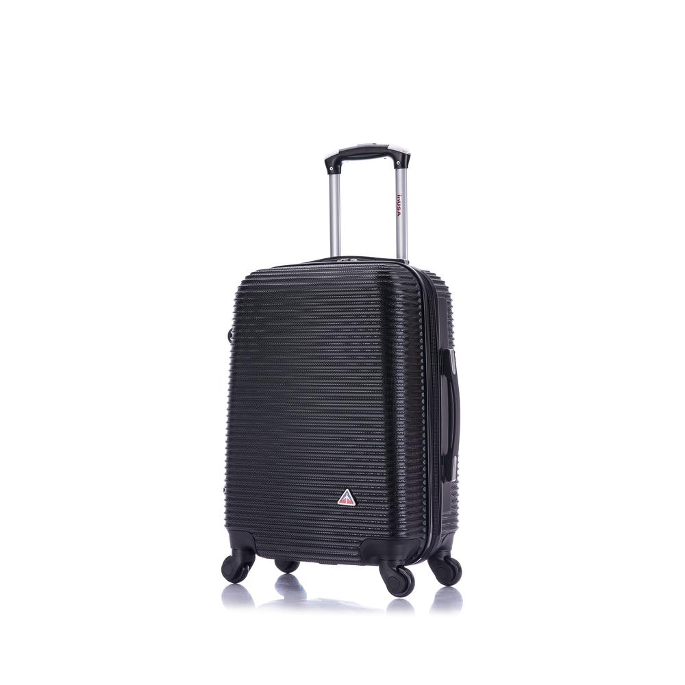 InUSA Royal lightweight hardside spinner 20 inch Black. Picture 1