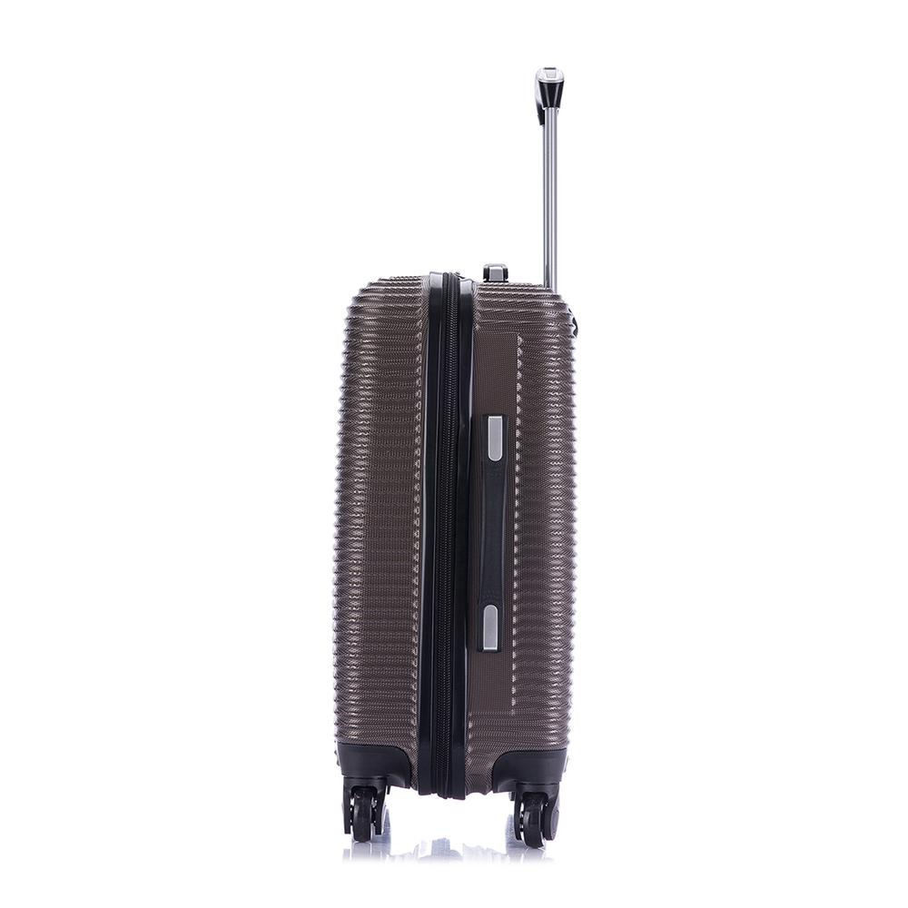 InUSA Royal lightweight hardside spinner 20 inch Brown. Picture 3