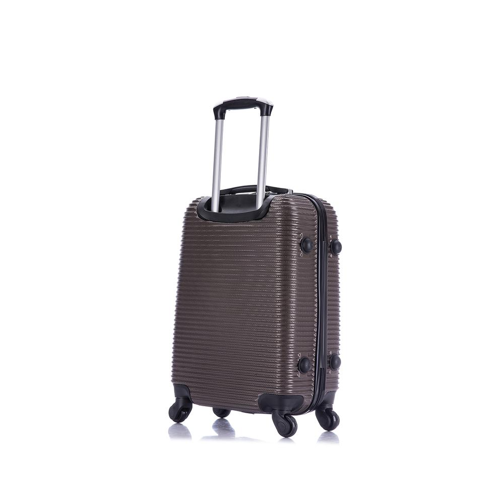 InUSA Royal lightweight hardside spinner 20 inch Brown. Picture 5