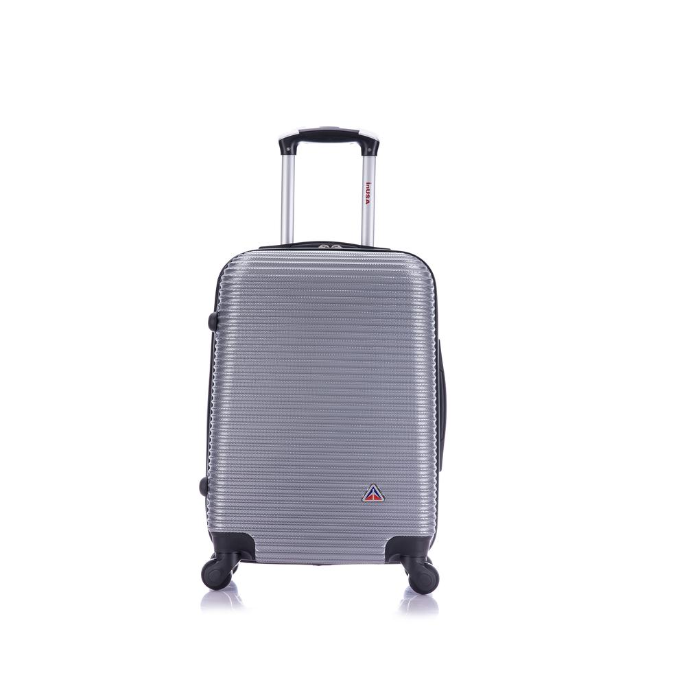 InUSA Royal lightweight hardside spinner 20 inch Silver. Picture 4