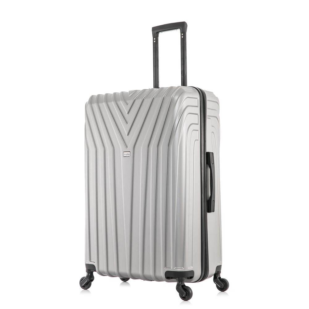 InUSA Vasty Lightweight Hardside Spinner 28 inch Grey. Picture 1