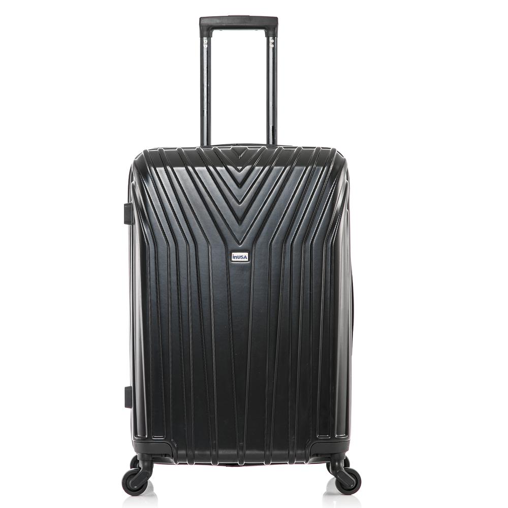 InUSA Vasty Lightweight Hardside Spinner 24 inch Black. Picture 2
