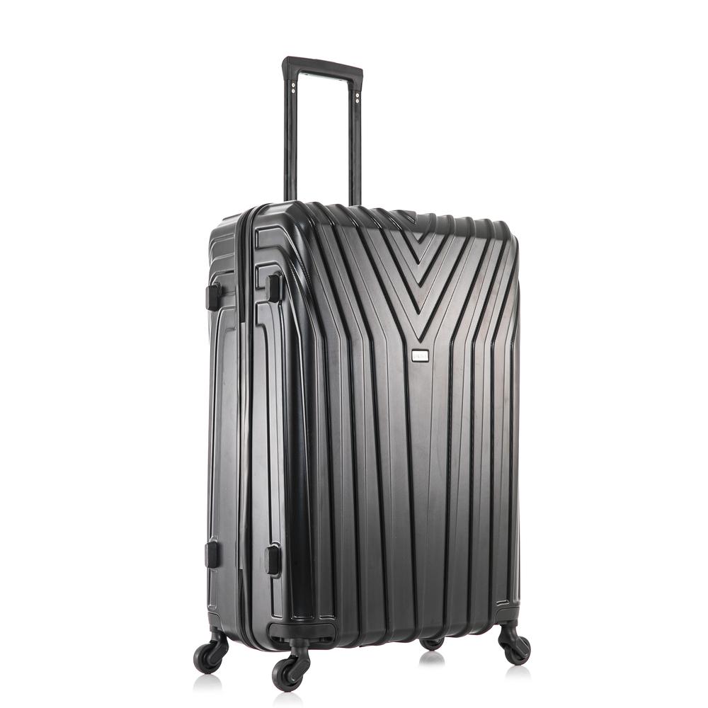 InUSA Vasty Lightweight Hardside Spinner 24 inch Black. Picture 7
