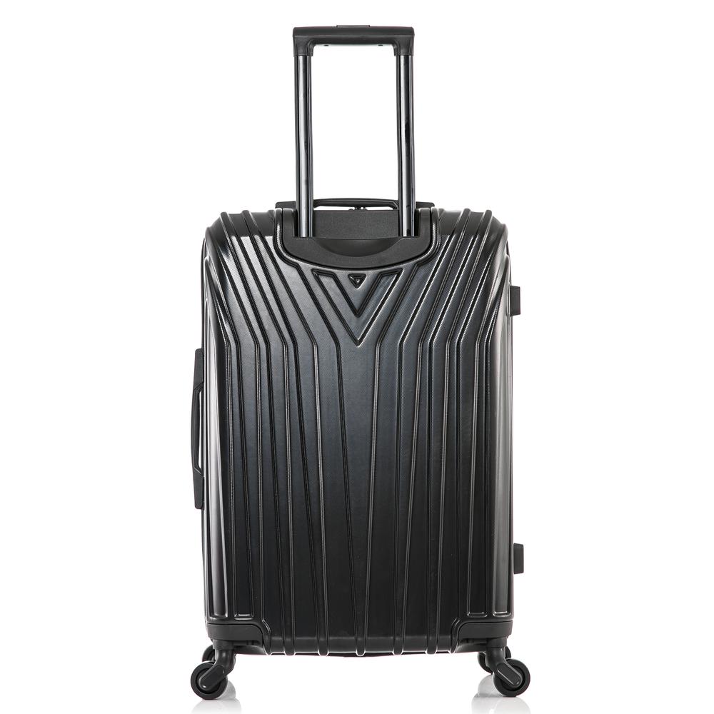 InUSA Vasty Lightweight Hardside Spinner 24 inch Black. Picture 8