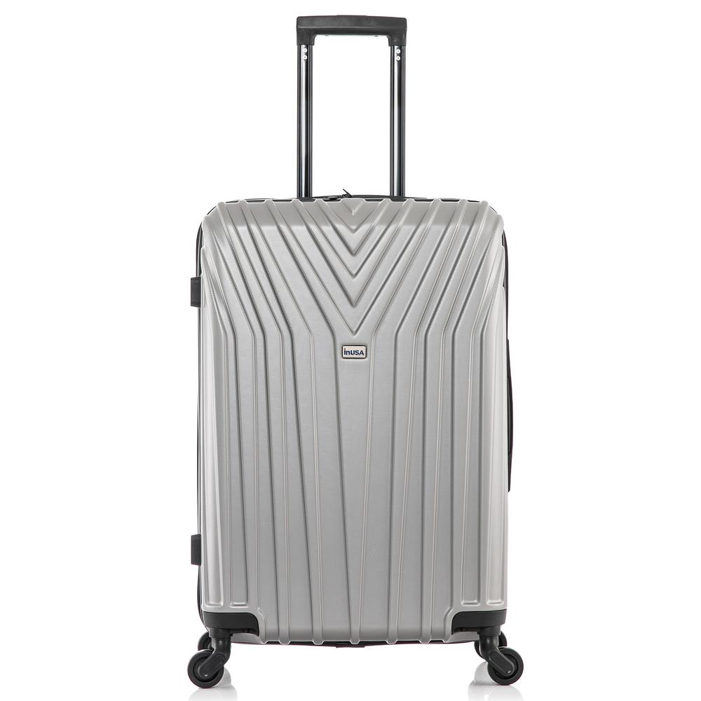 InUSA Vasty Lightweight Hardside Spinner 24 inch Grey. Picture 3