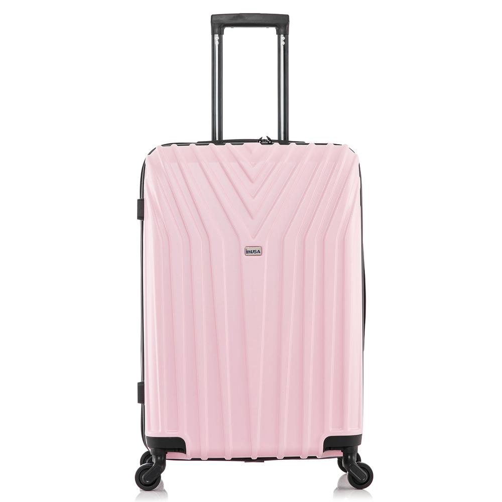 InUSA Vasty Lightweight Hardside Spinner 24 inch Pink. Picture 3