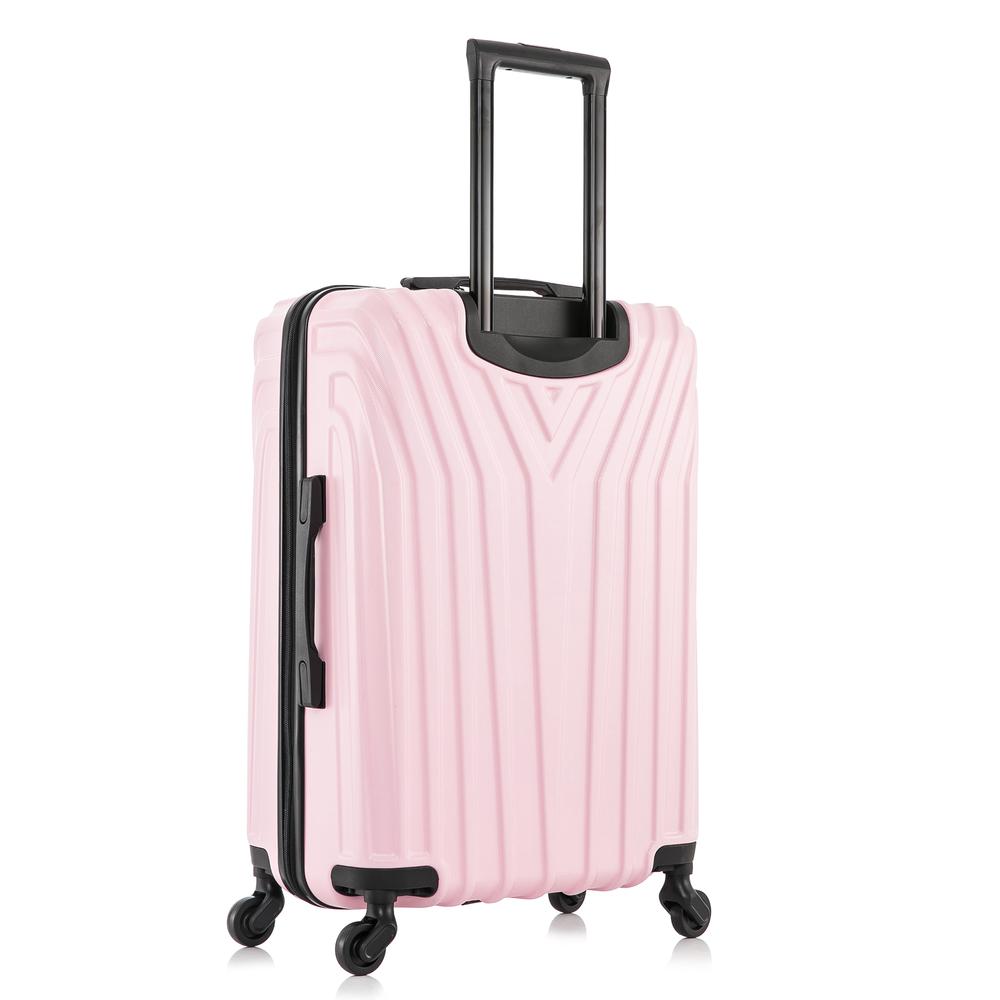 InUSA Vasty Lightweight Hardside Spinner 24 inch Pink. Picture 5