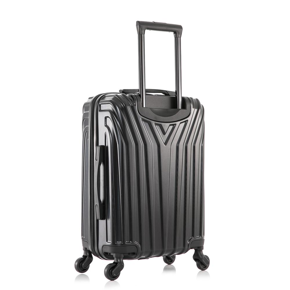 InUSA Vasty Lightweight Hardside Spinner 20 inch Black. Picture 5