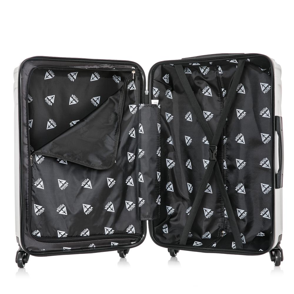 InUSA Vasty Lightweight Hardside Spinner 20 inch Grey. Picture 4