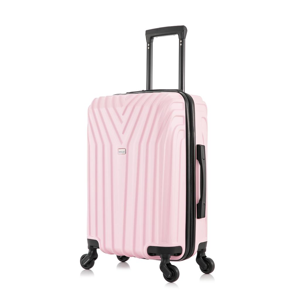 InUSA Vasty Lightweight Hardside Spinner 20 inch Pink. Picture 1