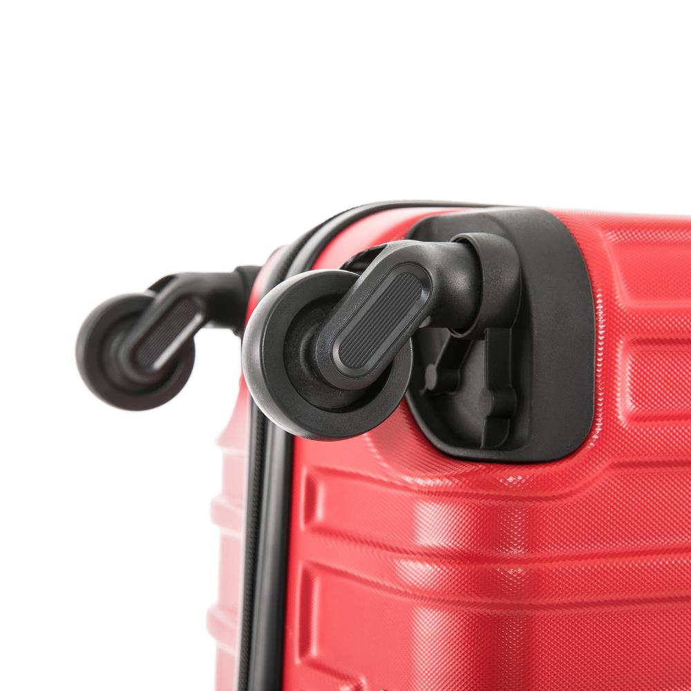 InUSA Vasty Lightweight Hardside Spinner 20 inch Red. Picture 8