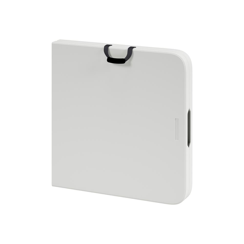 Techni Home Height Adjustable 4 FT Granite White Folding Table. Picture 8