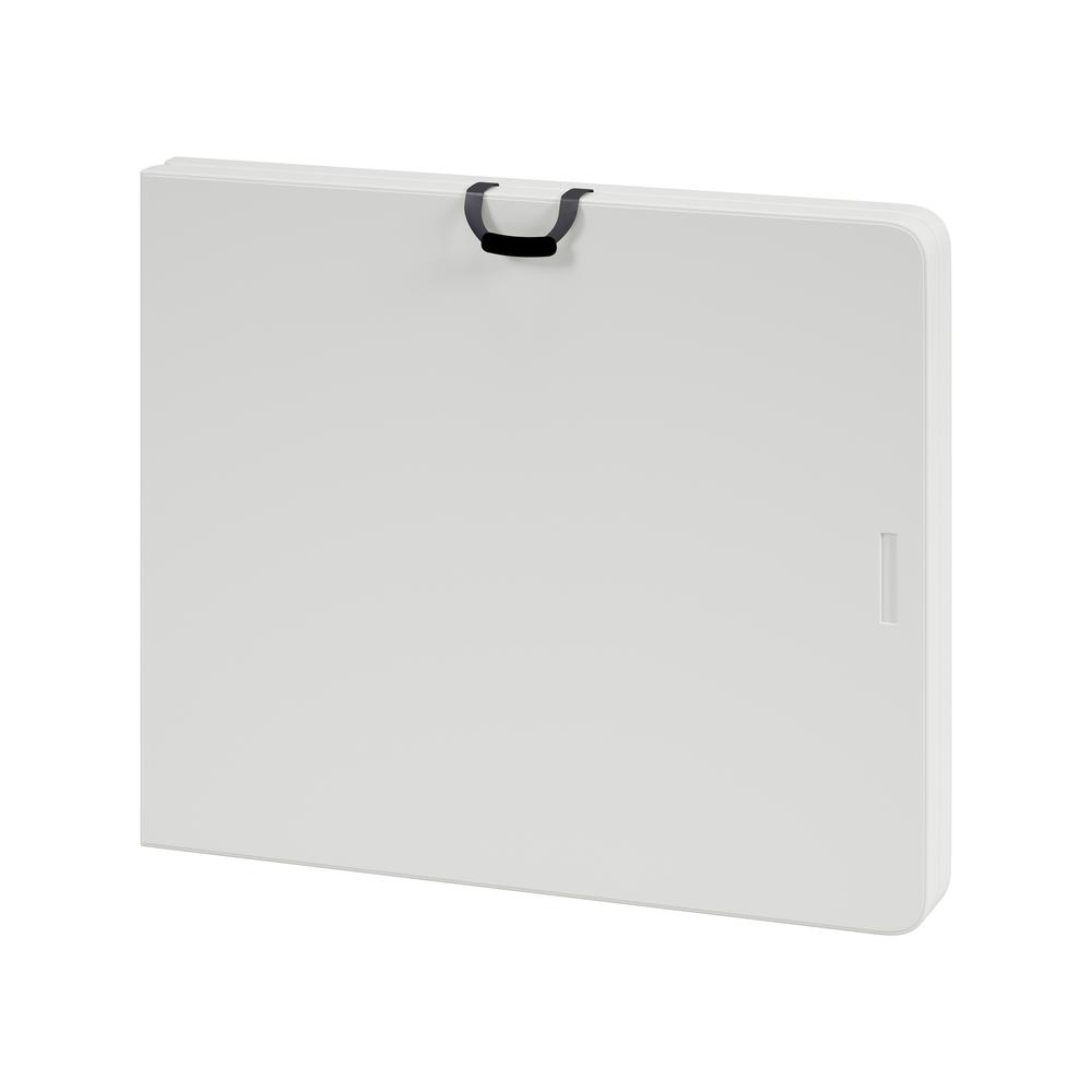 Techni Home 6 FT Granite White Folding Table with Easy- Carry Handle. Picture 8
