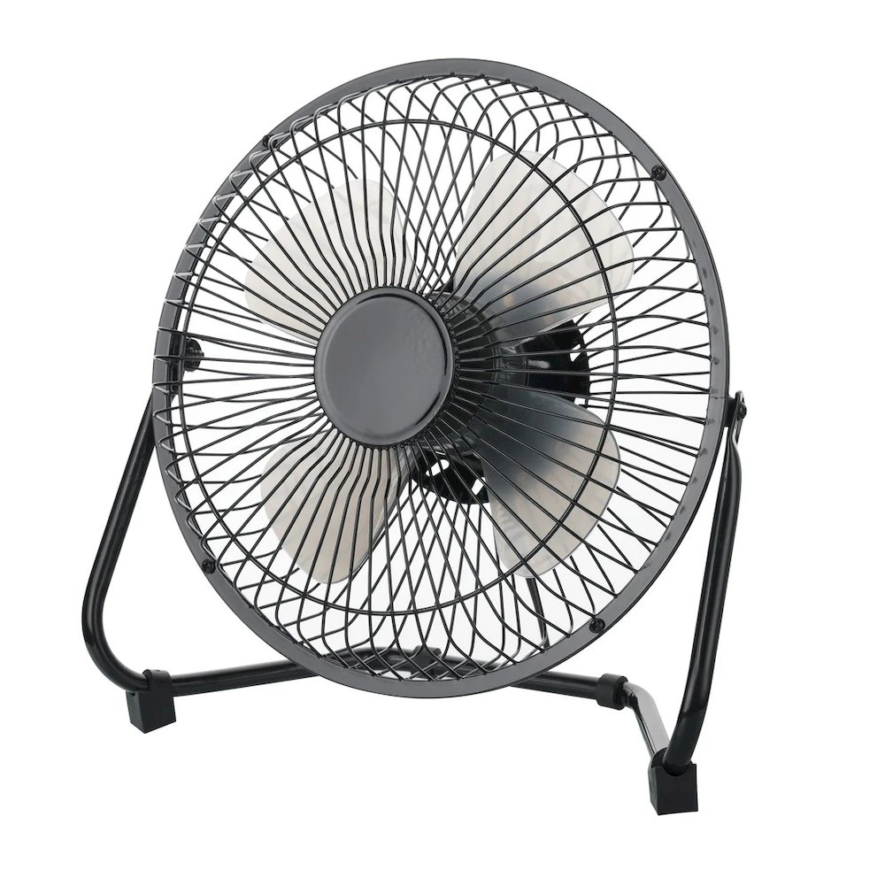 8” USB-Powered High Velocity Fan, 2-Speed Compact Fan with Adjustable Tilt. Picture 1