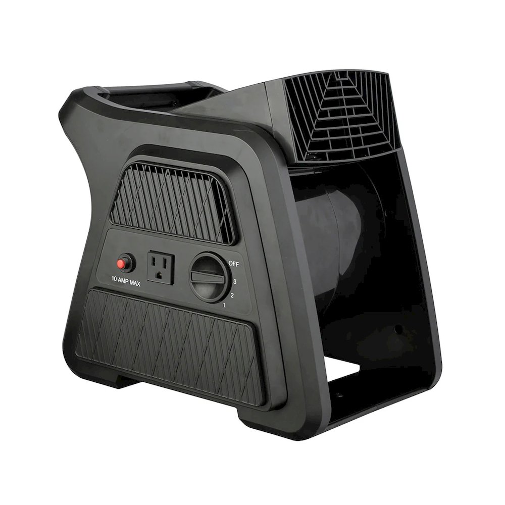 600 CFM High Velocity Floor Blower Fan – Pivoting Design with 300° Airflow Angle. Picture 1