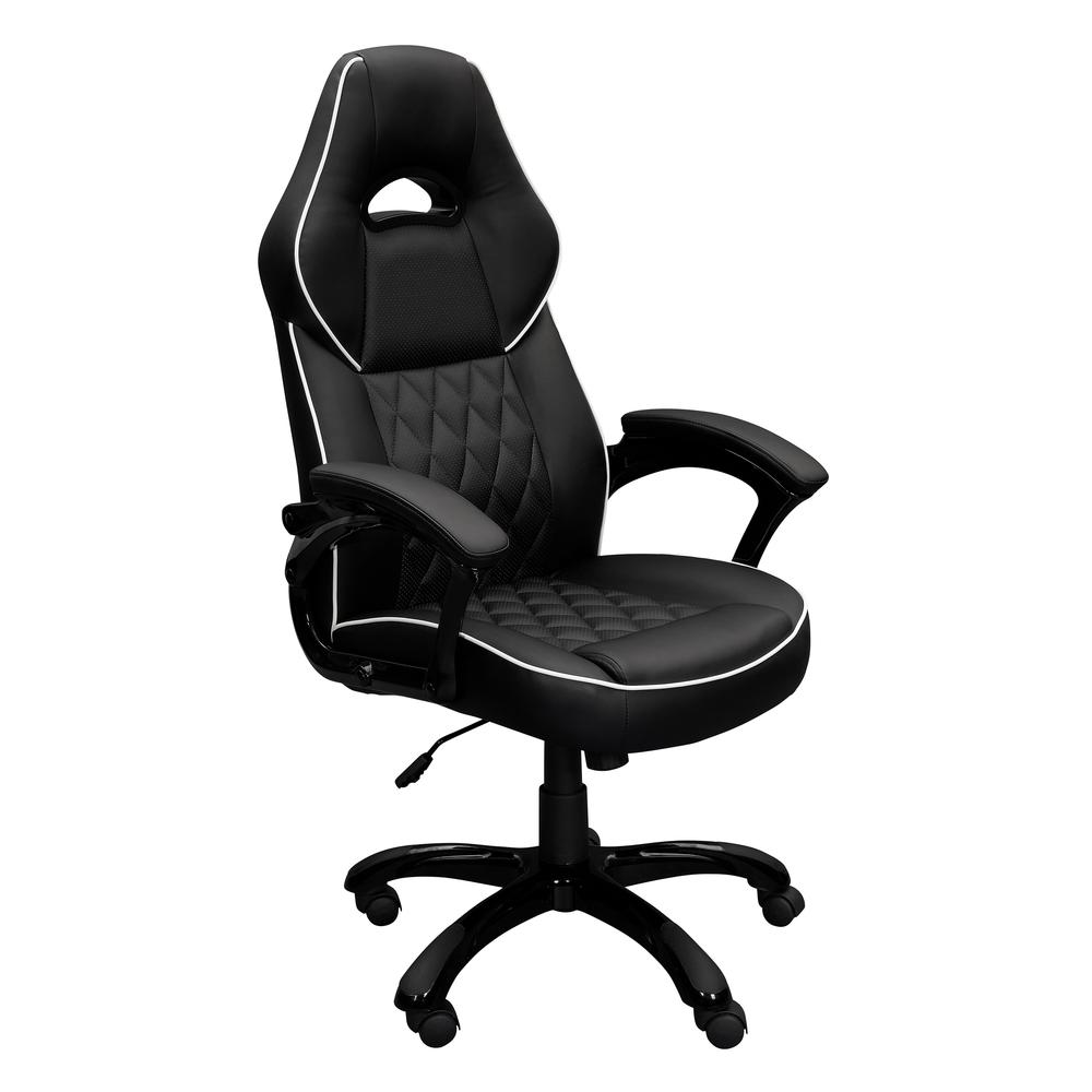 High Back Executive Sport Race Office Chair. Color: Black. Picture 1