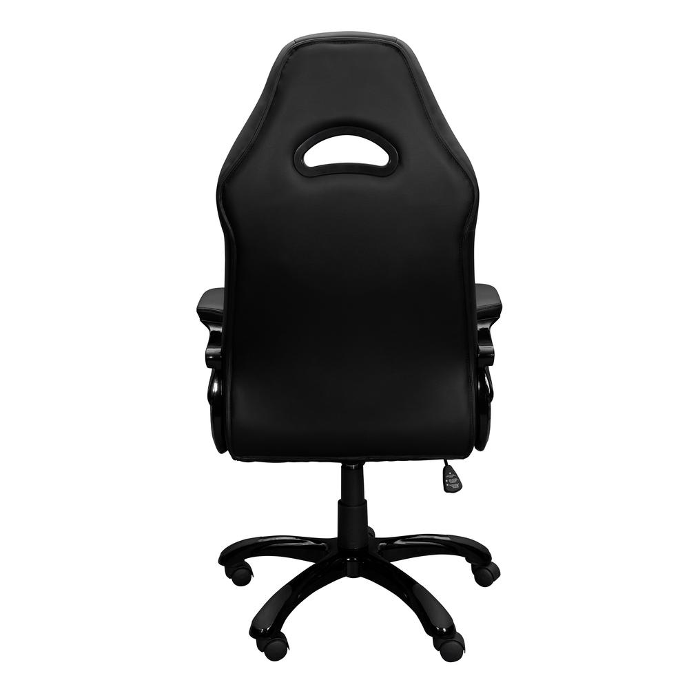 High Back Executive Sport Race Office Chair. Color: Black. Picture 5
