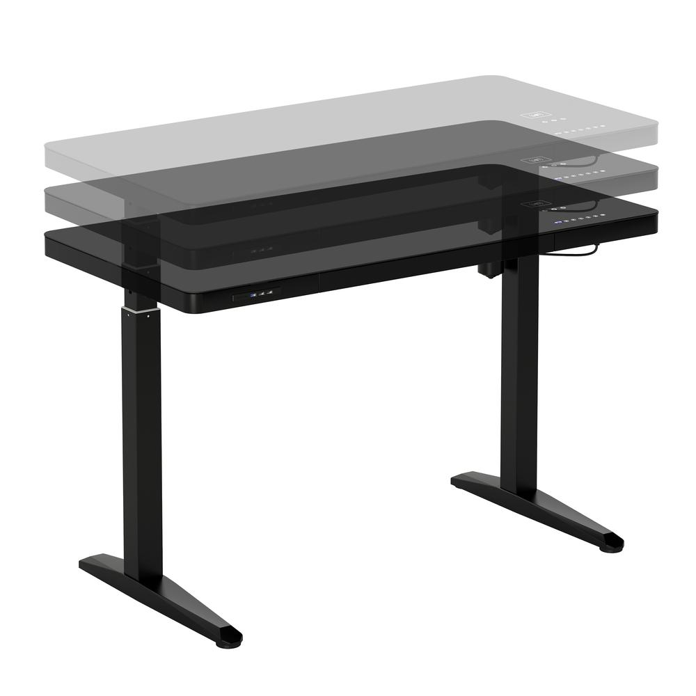 Techni Mobili Electronic Glass Desk. Picture 2