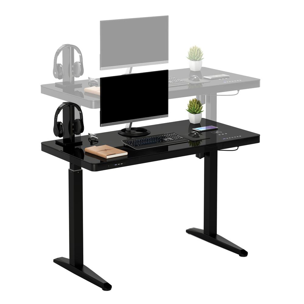 Techni Mobili Electronic Glass Desk. Picture 12