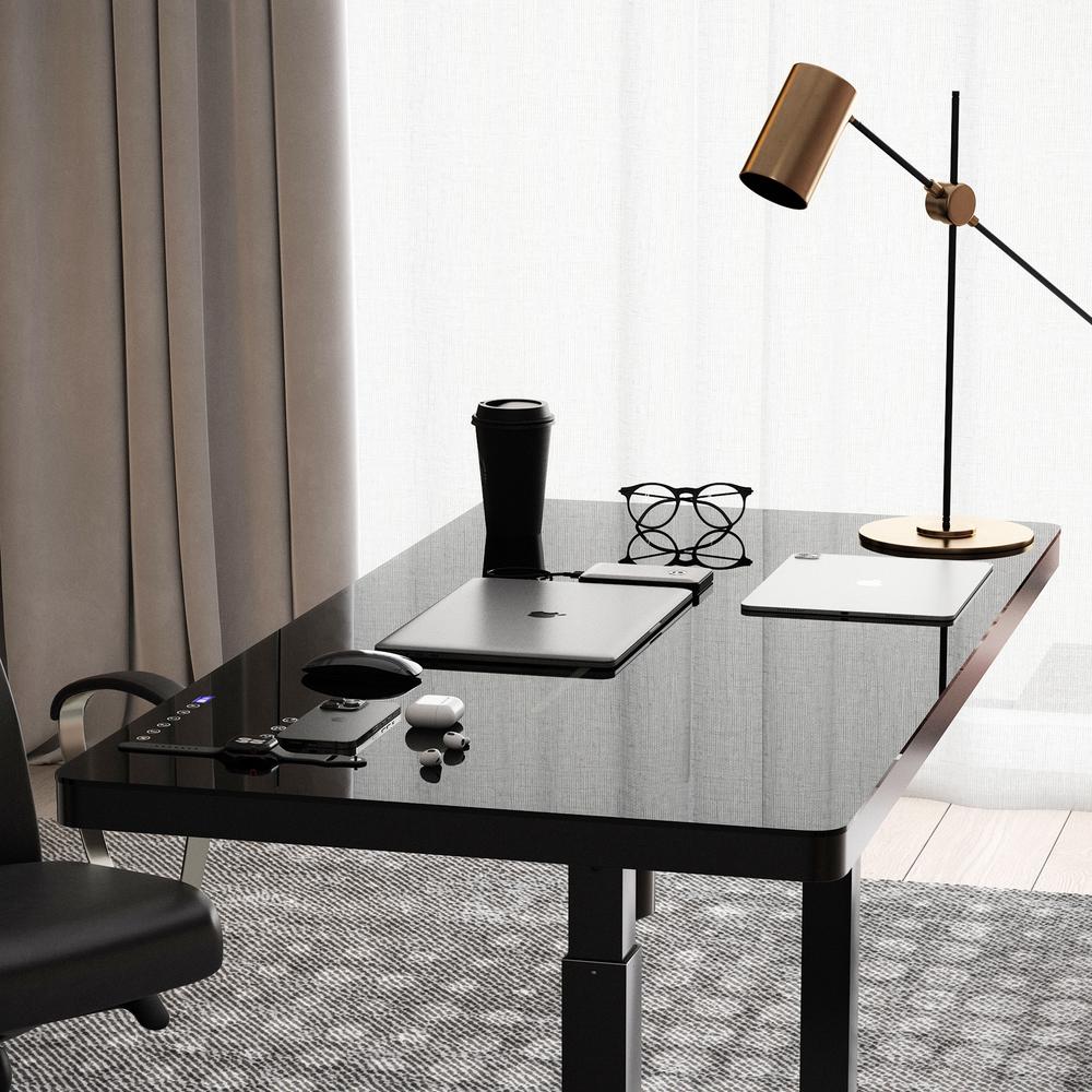 Techni Mobili Electronic Glass Desk. Picture 18