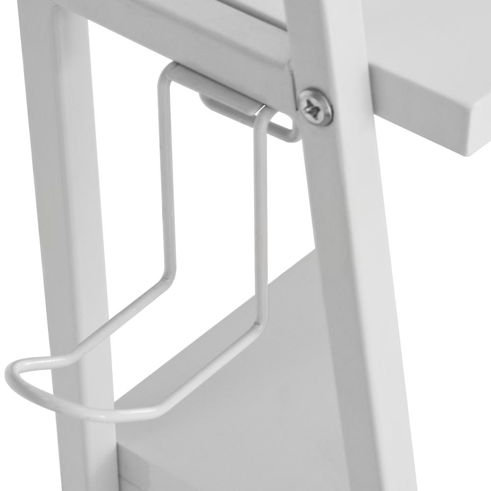 Techni Mobili Study Computer Desk with Storage & Magnetic Dry Erase White Board, White. Picture 2